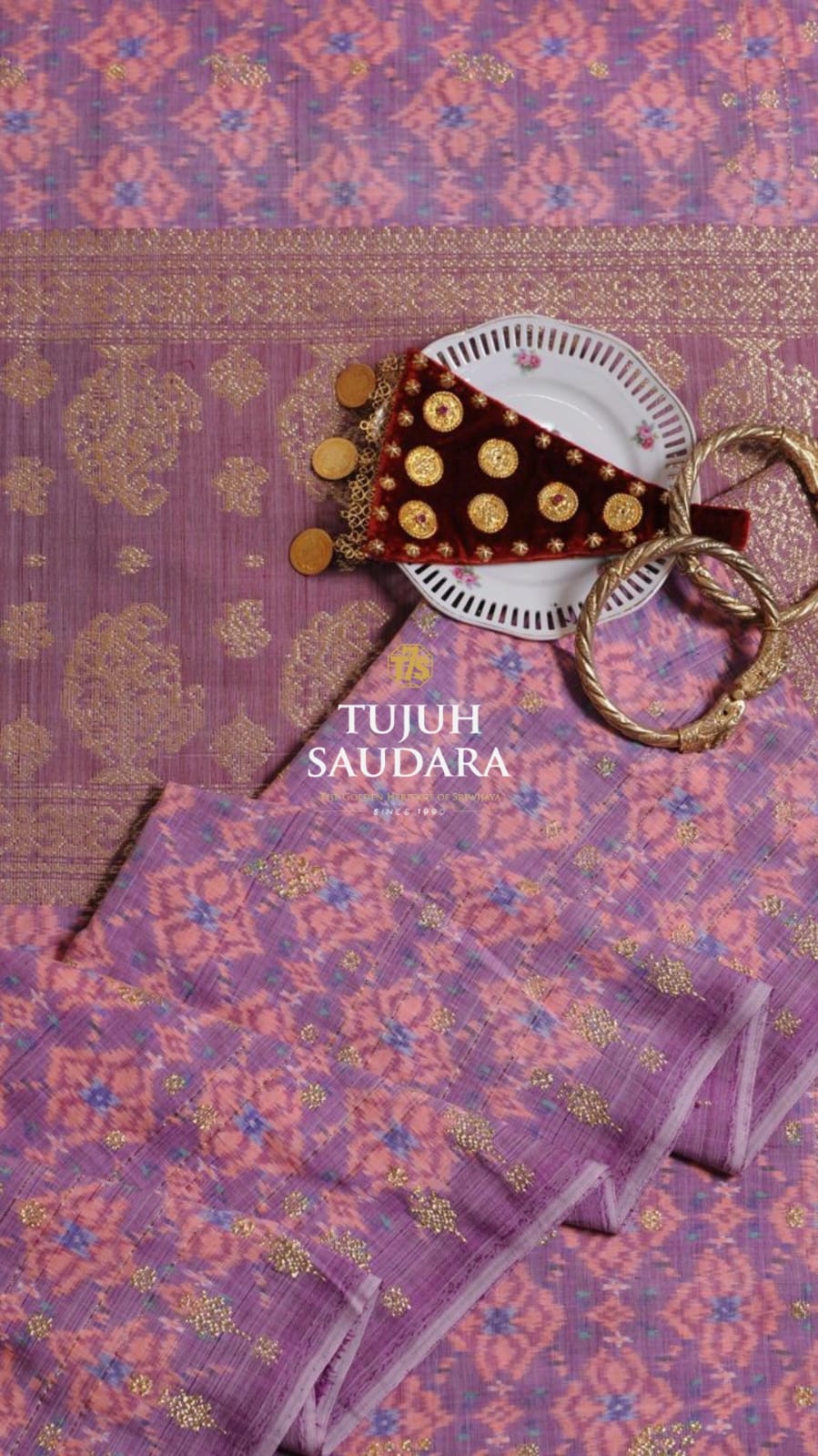 Songket limar motif ubur ubur