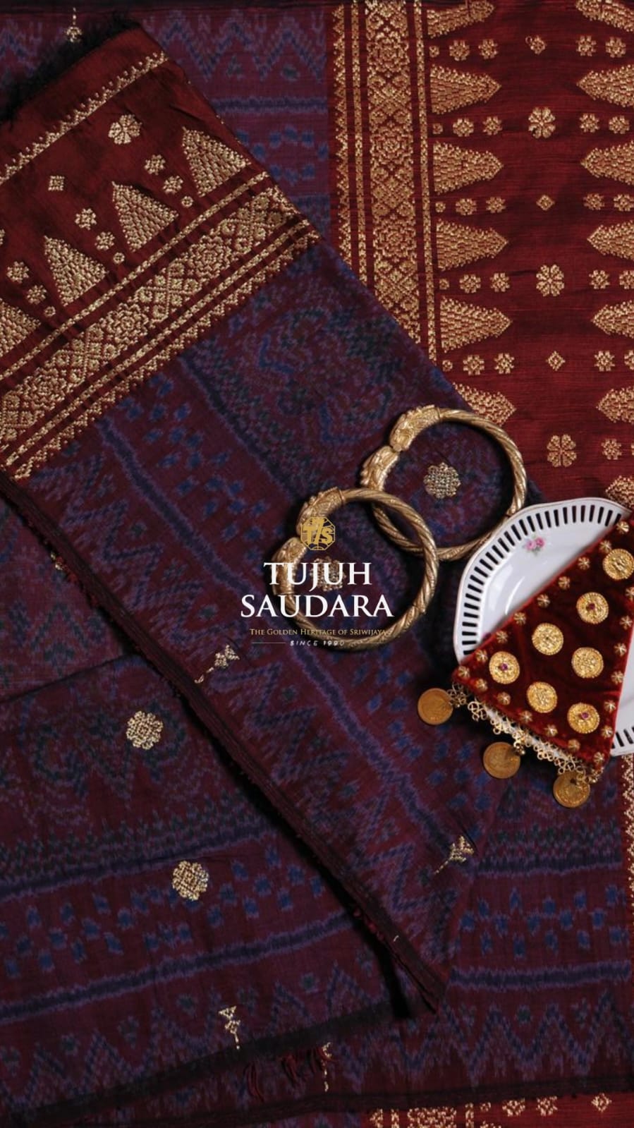 Songket limar motif ubur ubur