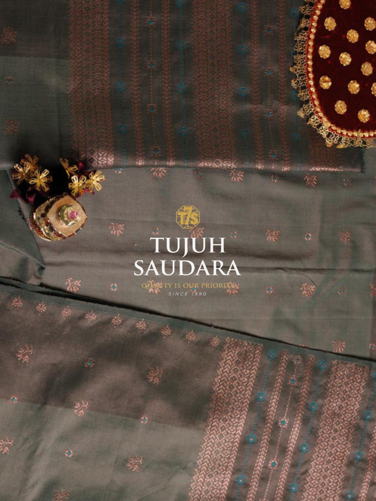 Songket Tabur Motif Cengkeh