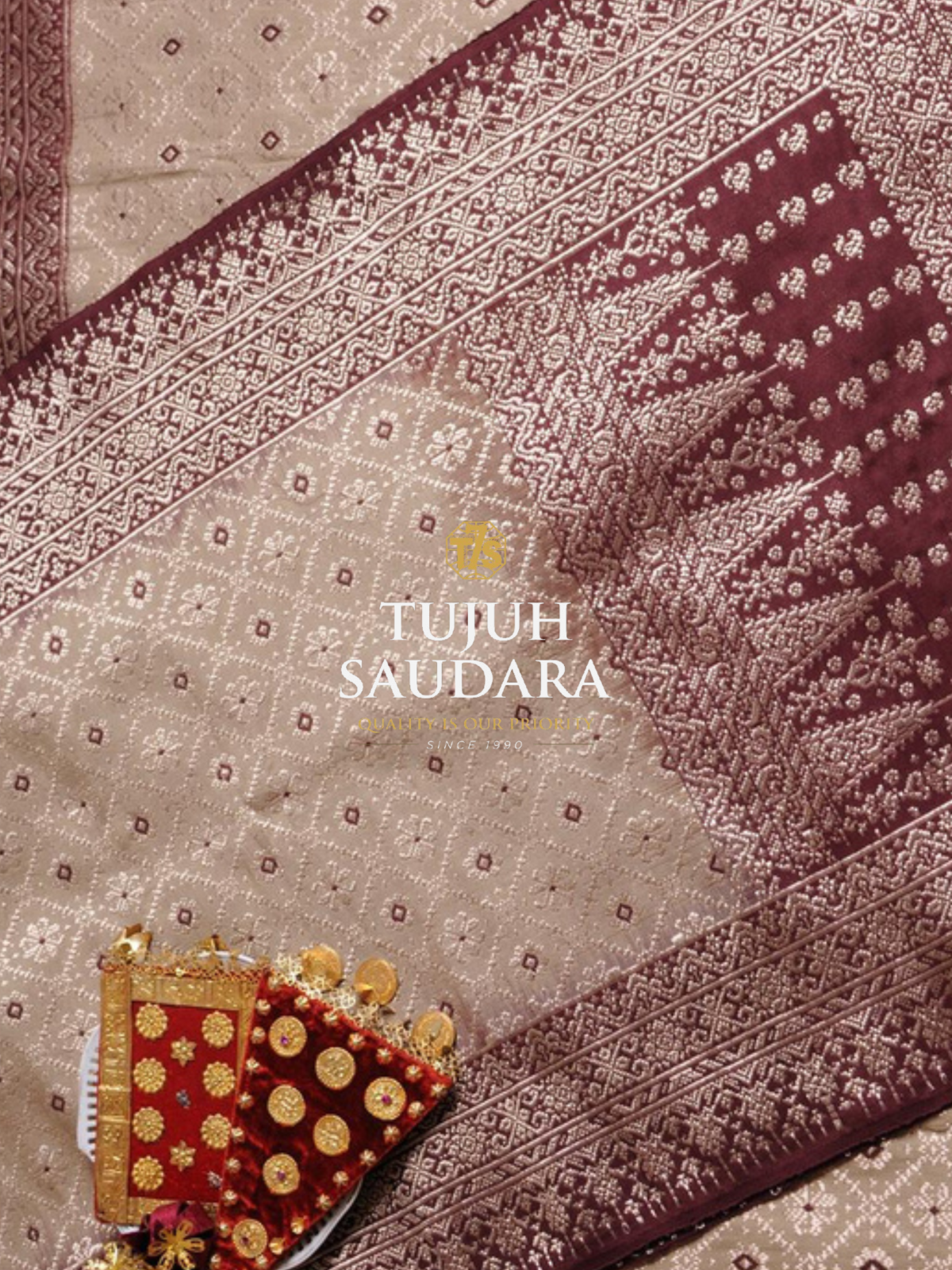 Songket Lepus Motif Bunga Cempaka