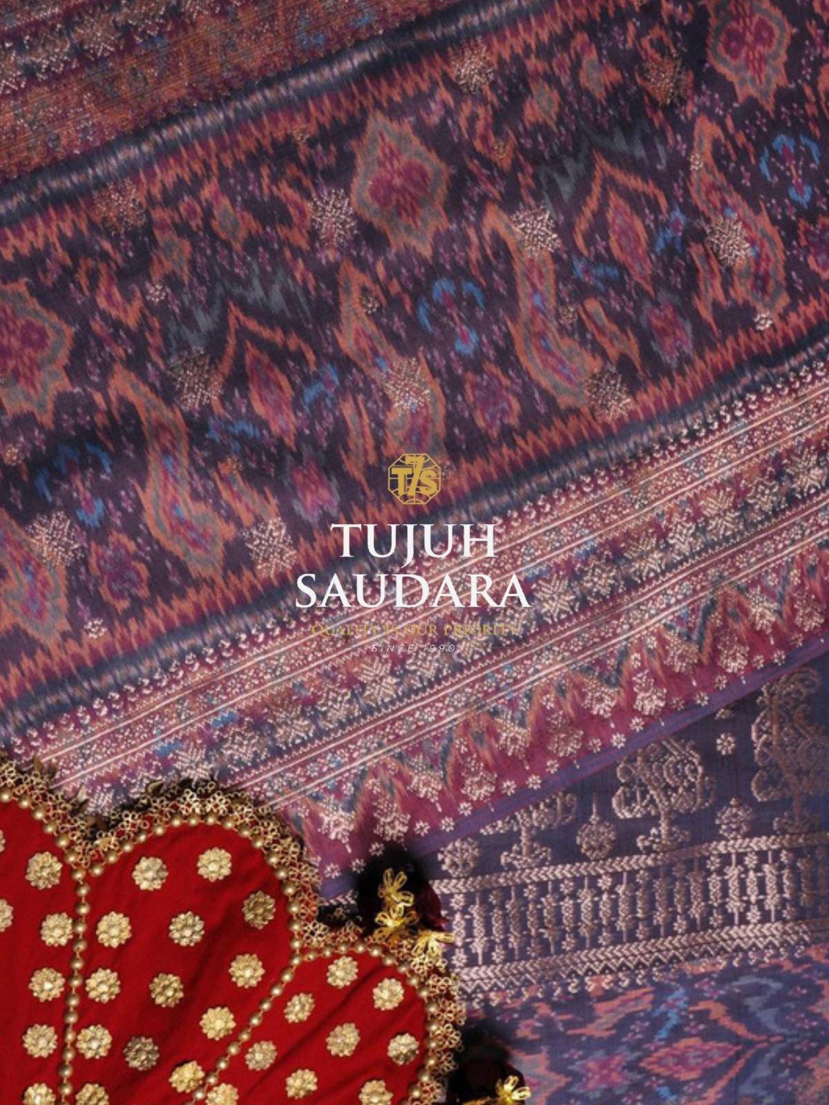 Songket Limar Motif Tampuk Manggis