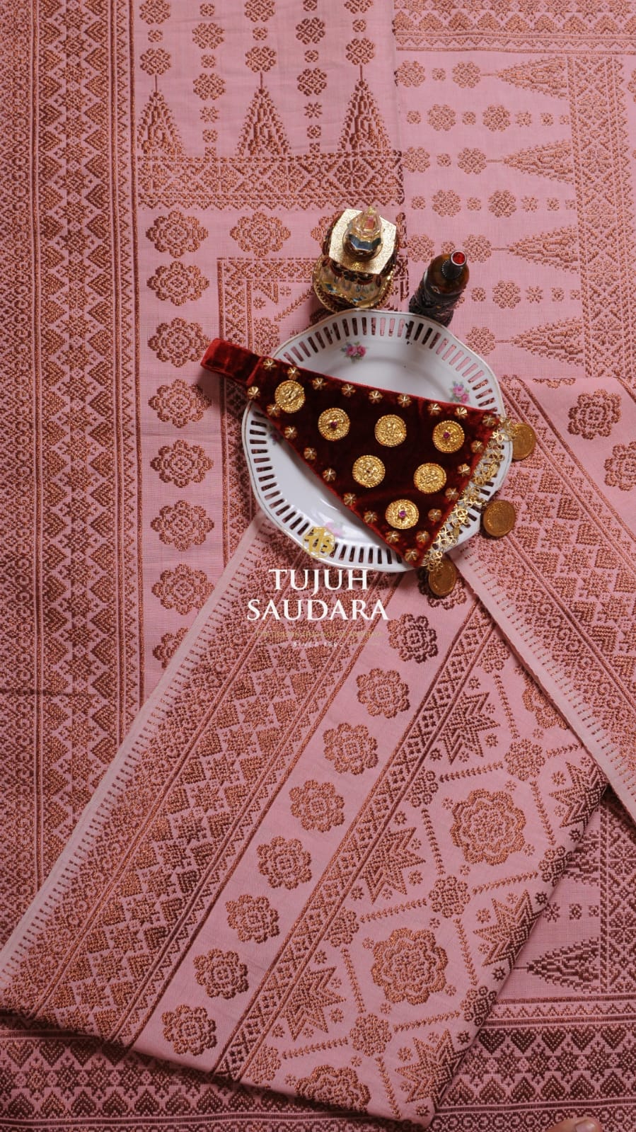 Songket lepus motif sakura bintang berante